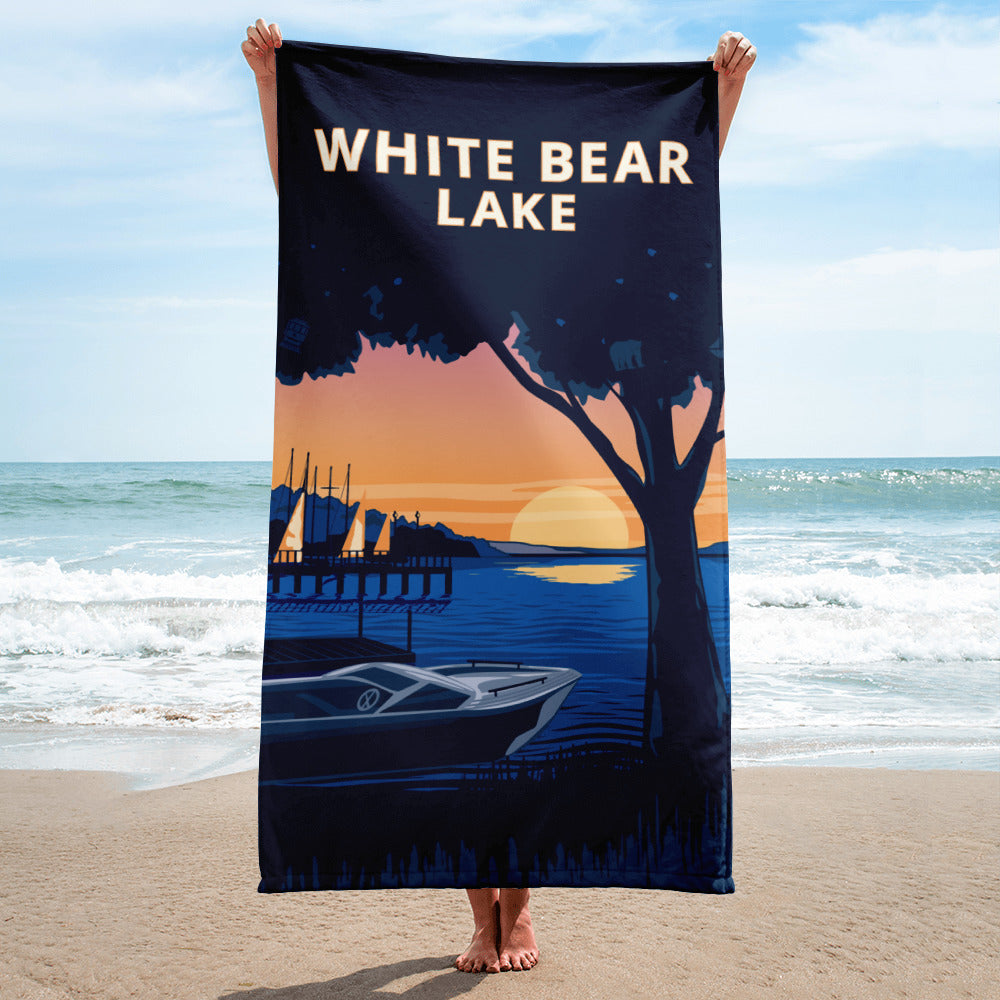 Landmark MN | White Bear Lake Beach Towel