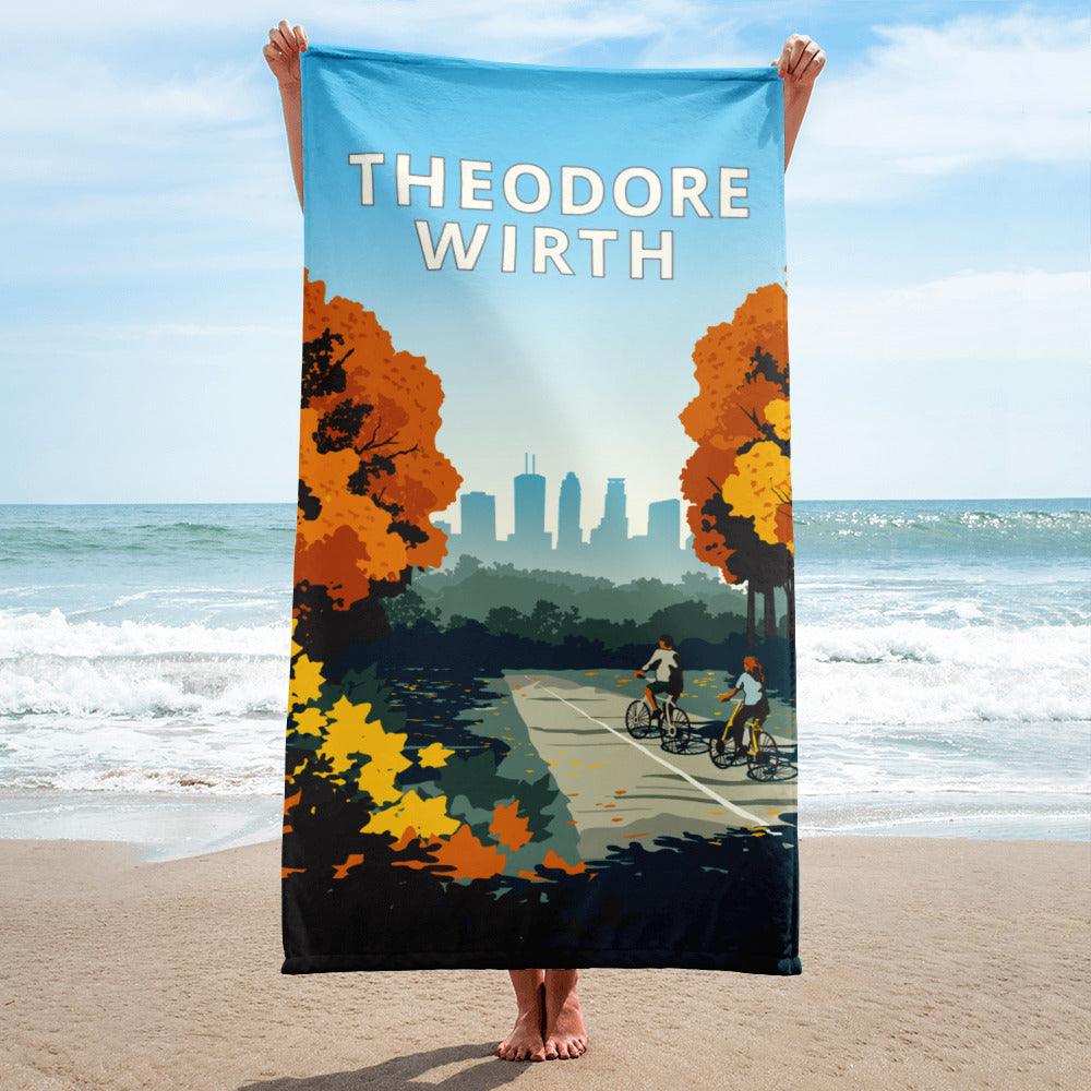 Landmark MN | Theodore Wirth Beach Towel