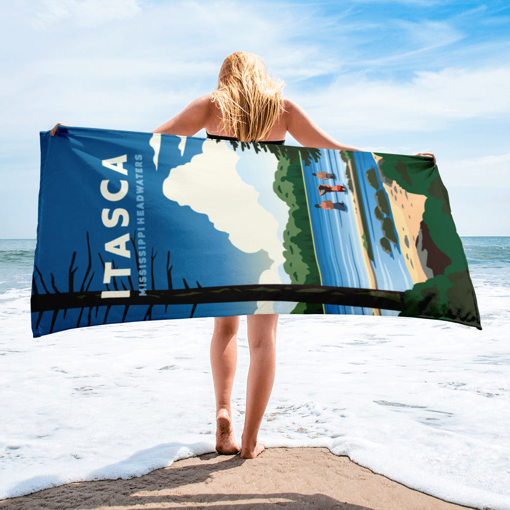 Landmark MN | Itasca State Park Beach Towel
