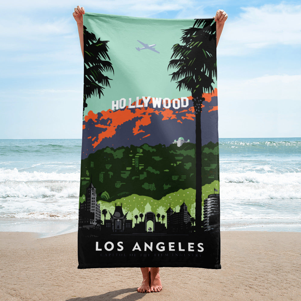 Landmark CA | Hollywood Days Beach Towel