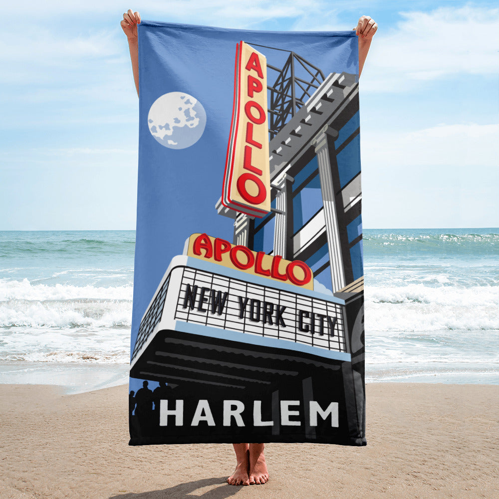 Landmark NY | Apollo Theater NYC Beach Towel