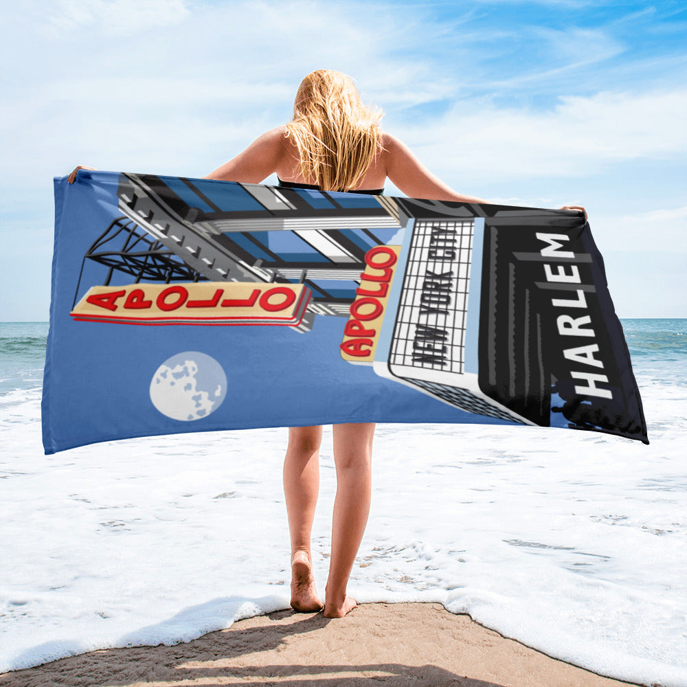 Landmark NY | Apollo Theater NYC Beach Towel