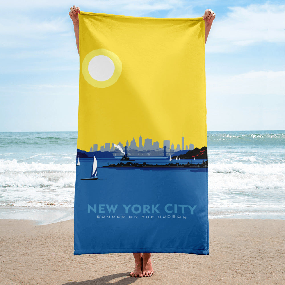Landmark NY | NYC Summer on the Hudson BeachTowel