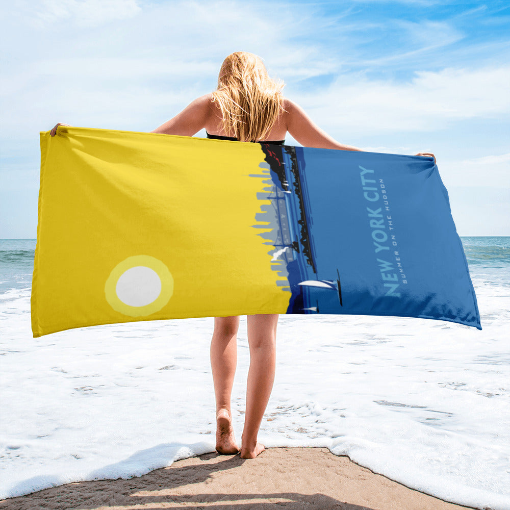 Landmark NY | NYC Summer on the Hudson BeachTowel