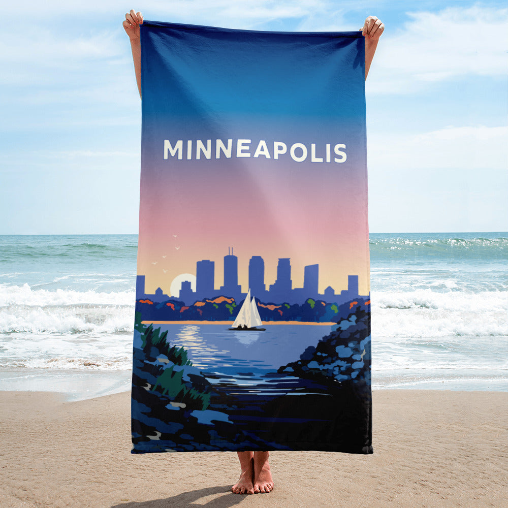 Landmark MN | Minneapolis Beach Towel