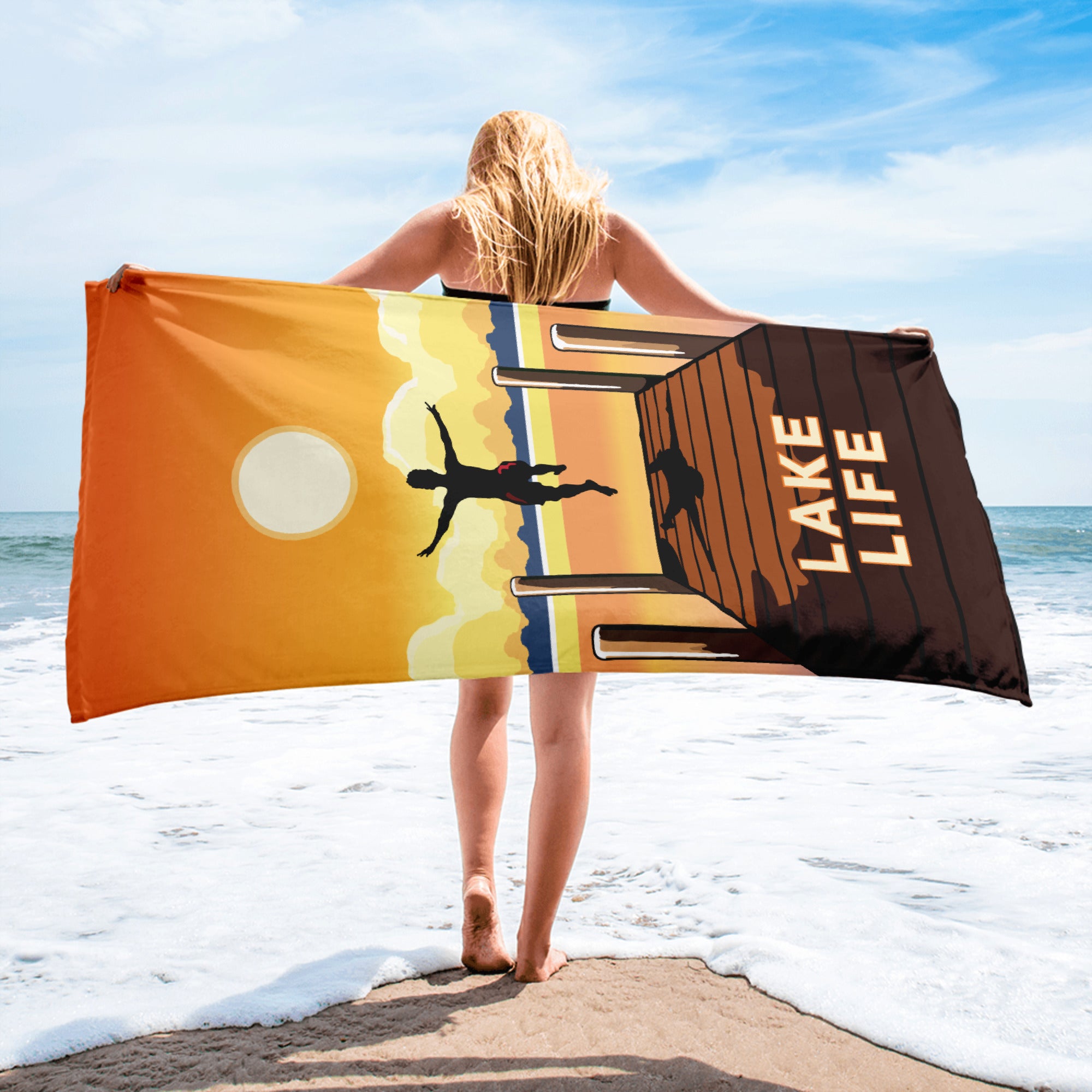 Landmark MN | Lake Life Beach Towel