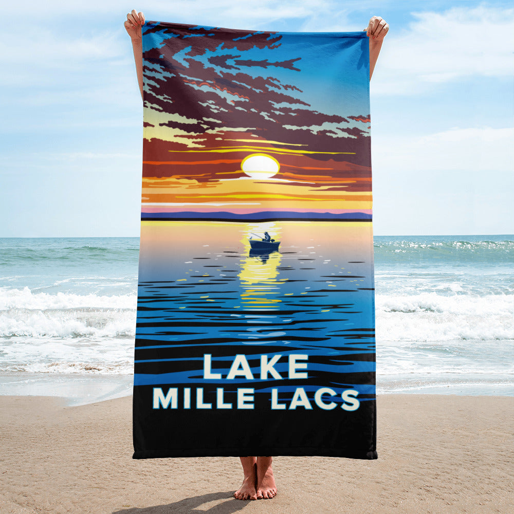 Landmark MN | Lake Mille Lacs Beach Towel