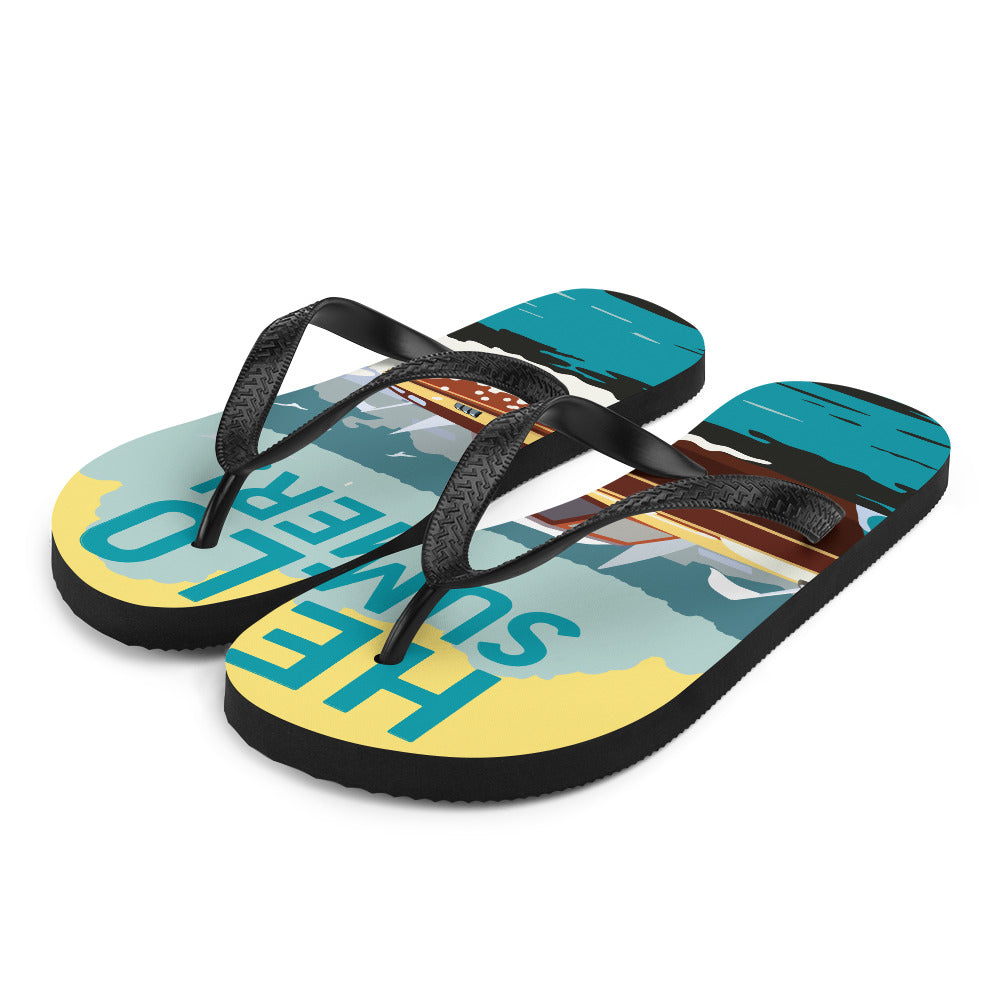Hello Summer Flip-Flops - Main Image