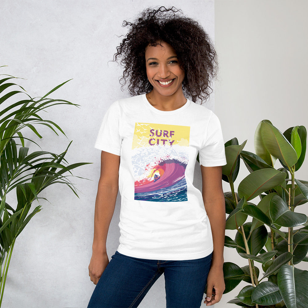 Landmark CA | Surf City Short-Sleeve Unisex T-Shirt