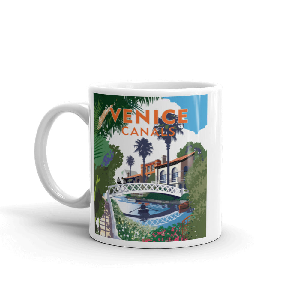 Landmark CA | Venice Canals White Ceramic Mug