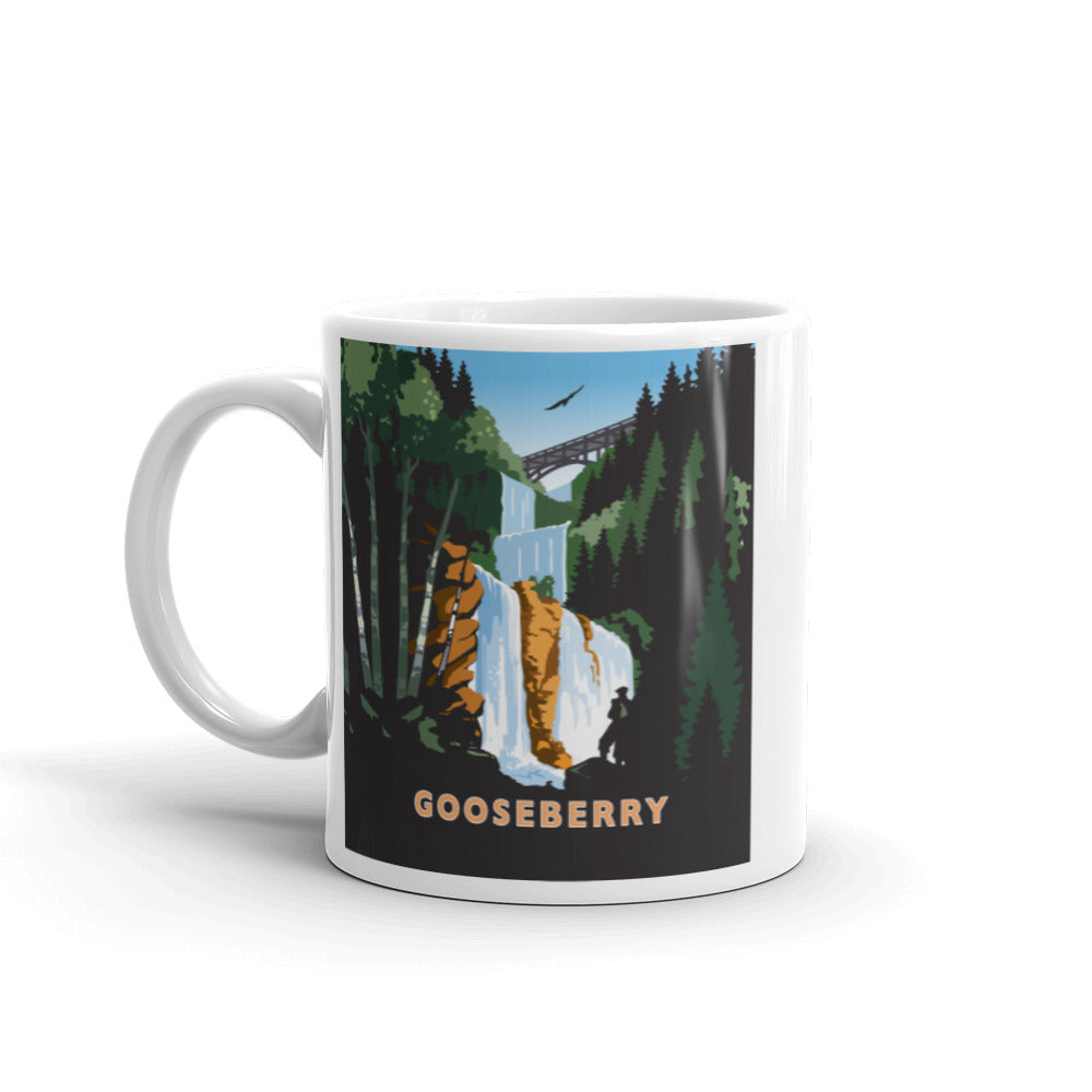 Landmark MN | Gooseberry Falls White Ceramic Mug
