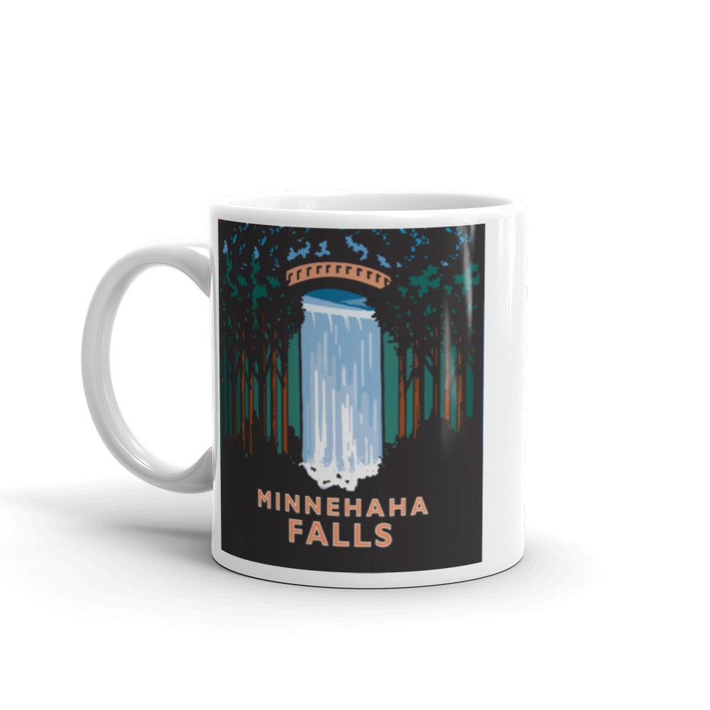 Landmark MN | Minnehaha Falls White Ceramic Mug