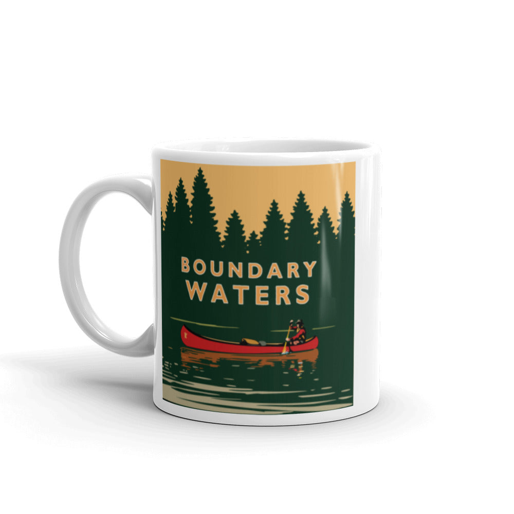 Landmark MN | Boundary Waters White Ceramic Mug