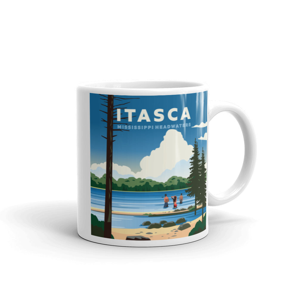 Landmark MN | Itasca State Park White Ceramic Mug
