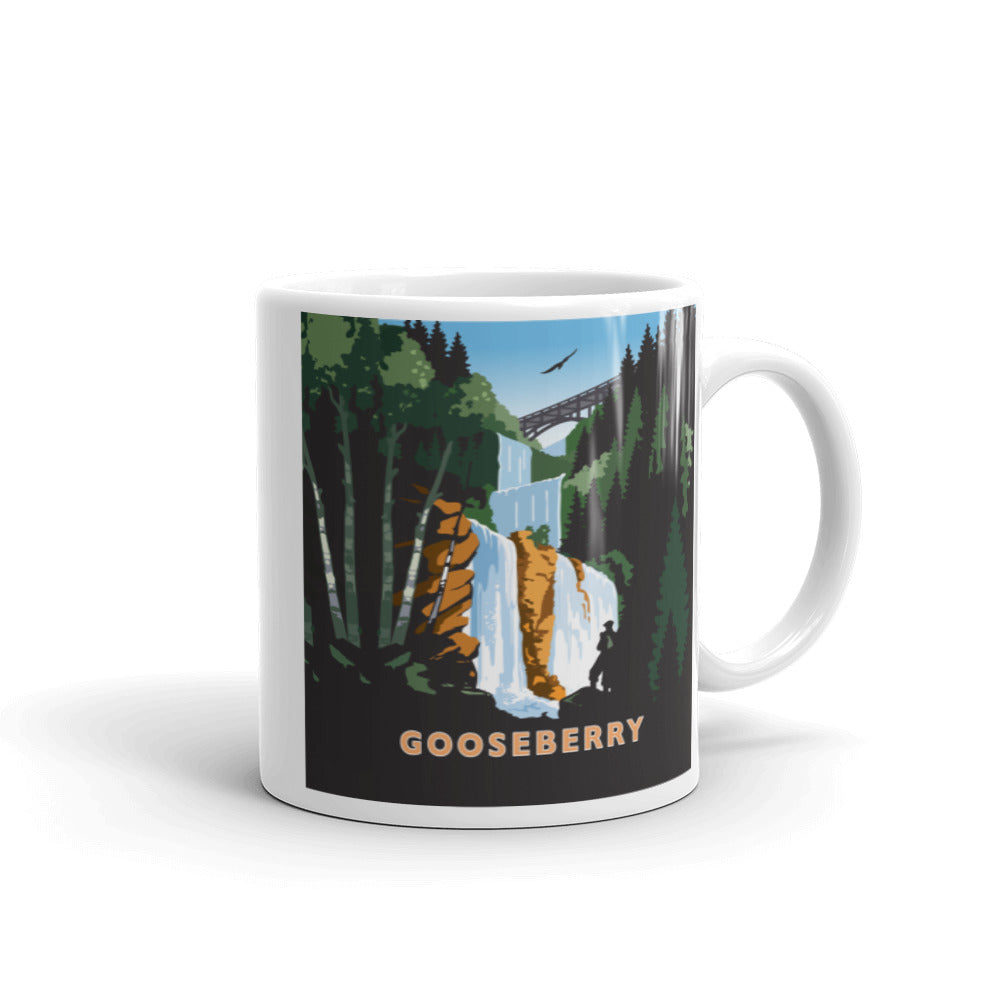 Landmark MN | Gooseberry Falls White Ceramic Mug