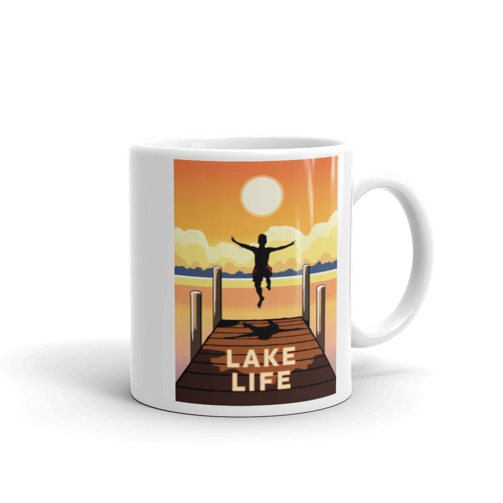 Landmark MN | Lake Life White Ceramic Mug
