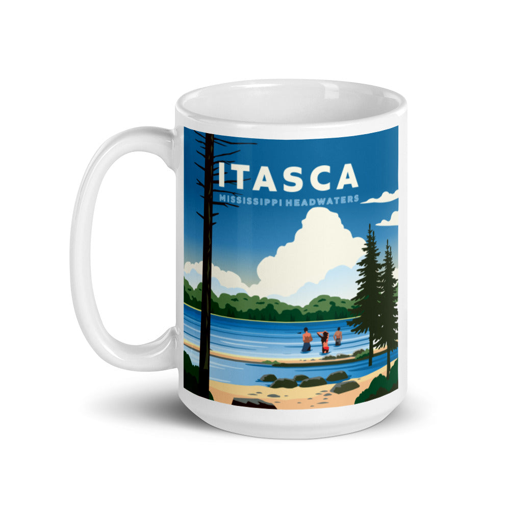 Landmark MN | Itasca State Park White Ceramic Mug