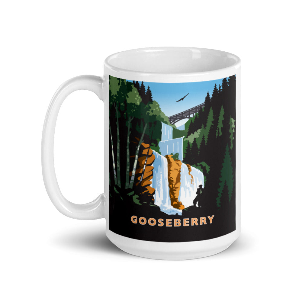 Landmark MN | Gooseberry Falls White Ceramic Mug