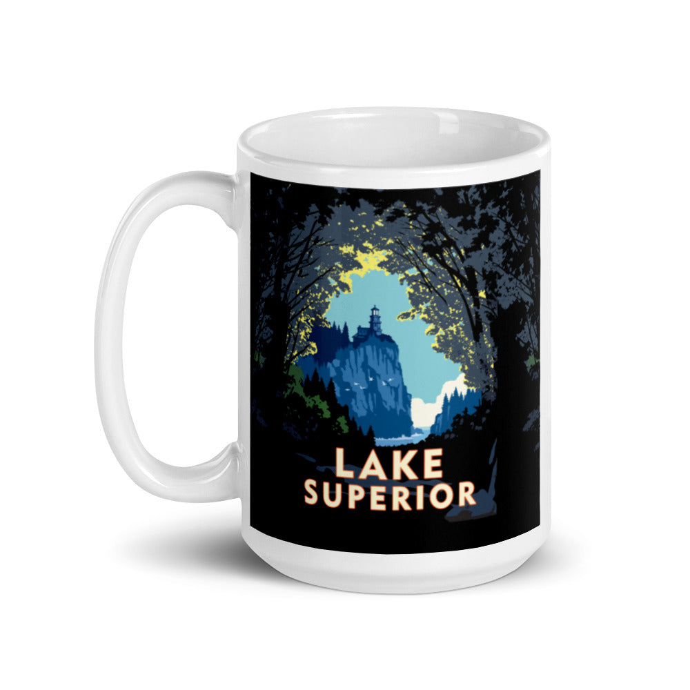 Landmark MN | Lake Superior Woods White Ceramic Mug
