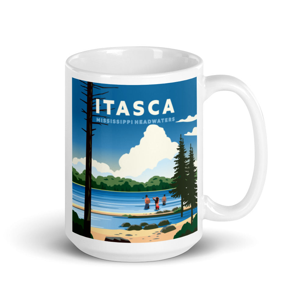 Landmark MN | Itasca State Park White Ceramic Mug