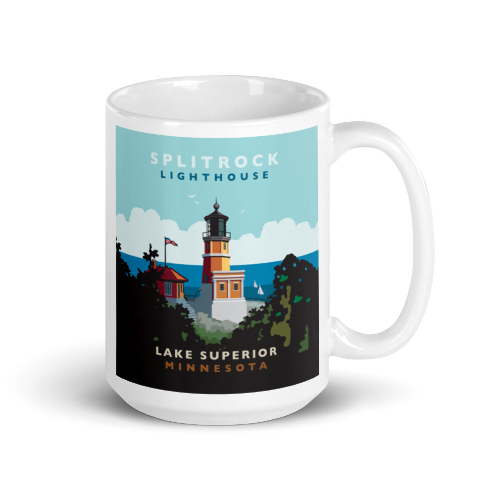 Landmark MN | Split Rock Lighthouse Day Ceramic Mug