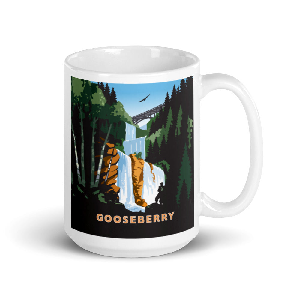 Landmark MN | Gooseberry Falls White Ceramic Mug