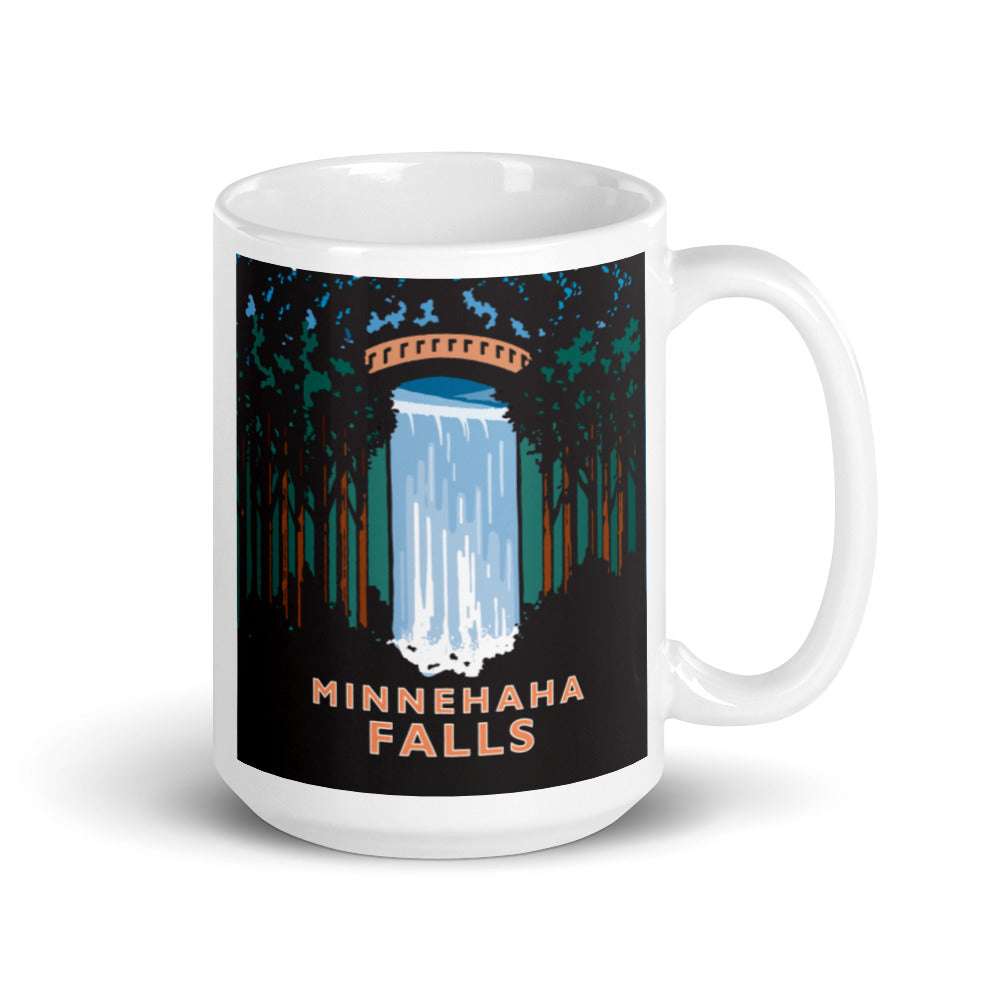 Landmark MN | Minnehaha Falls White Ceramic Mug