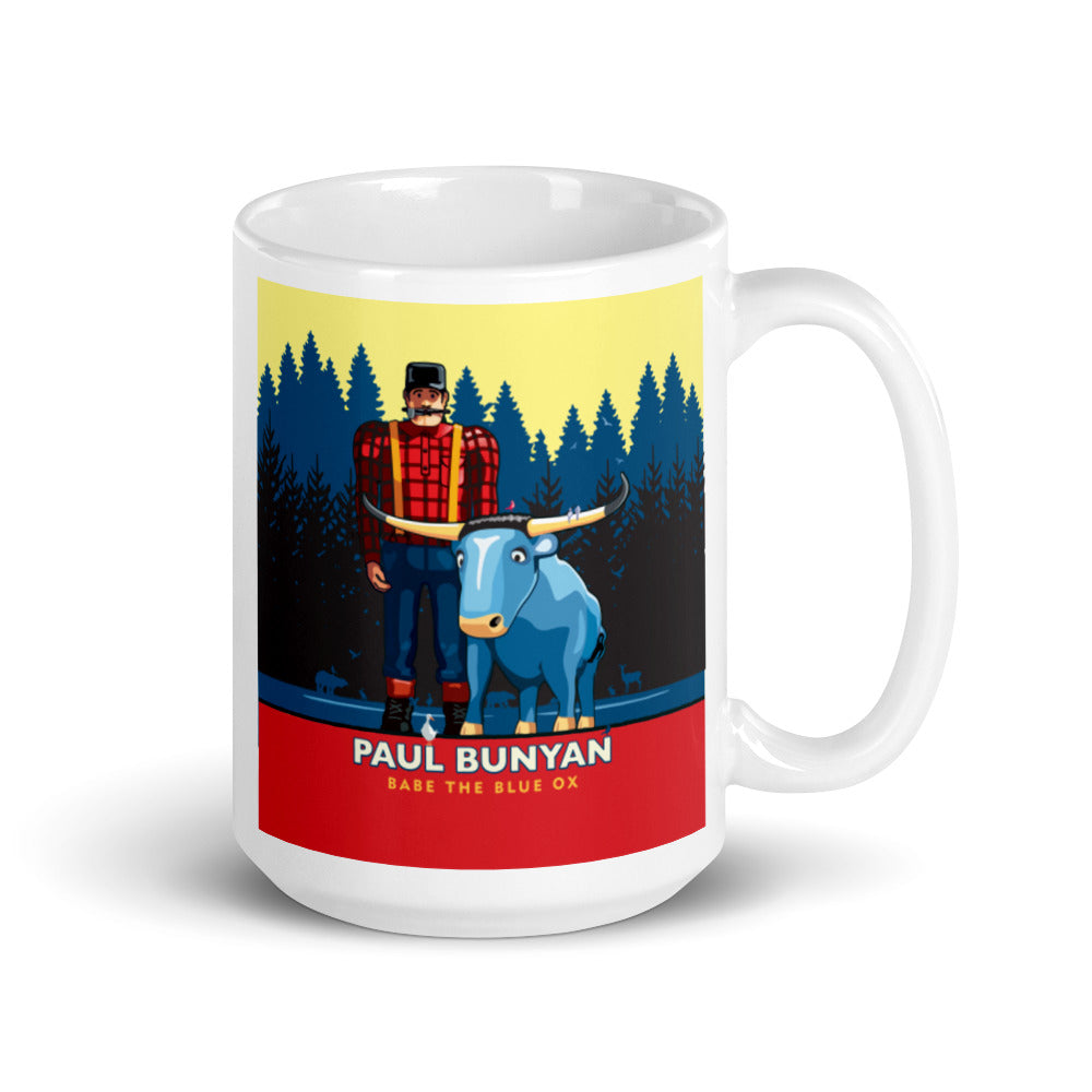 Landmark MN | Paul Bunyan Summer Ceramic Mug
