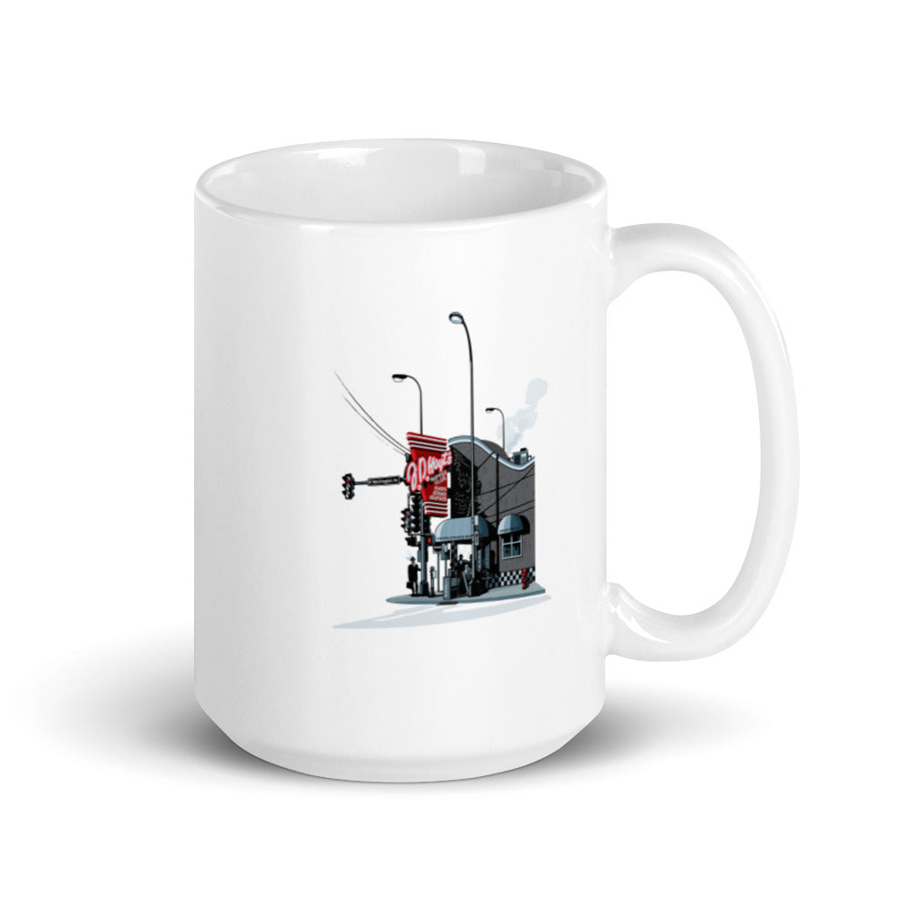 Landmark MN | JD Hoyt's Minneapolis on White Ceramic Mug