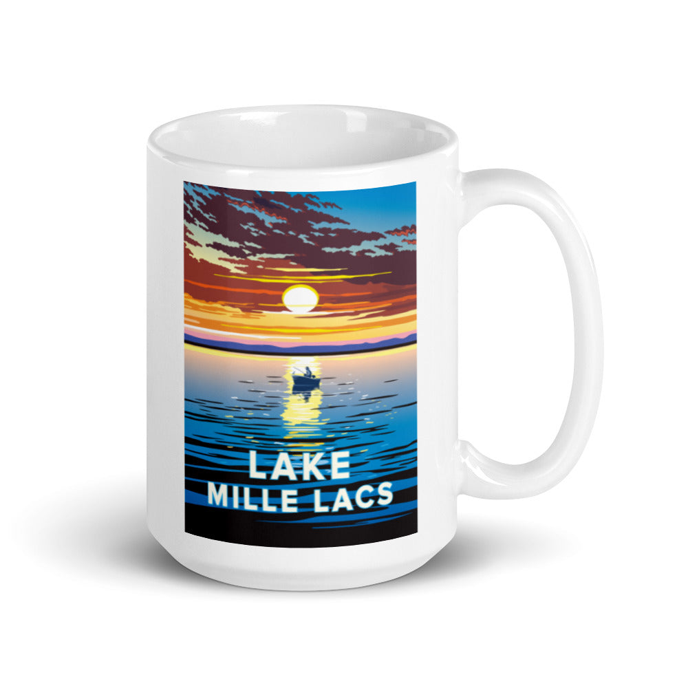 Landmark MN | Lake Mille Lacs White Ceramic Mug